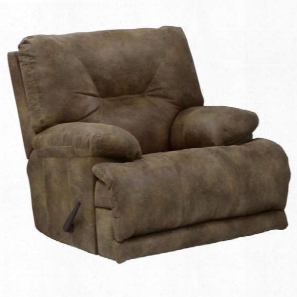 Catnapper Voyager Power Lay Flat Recliner In Brandy