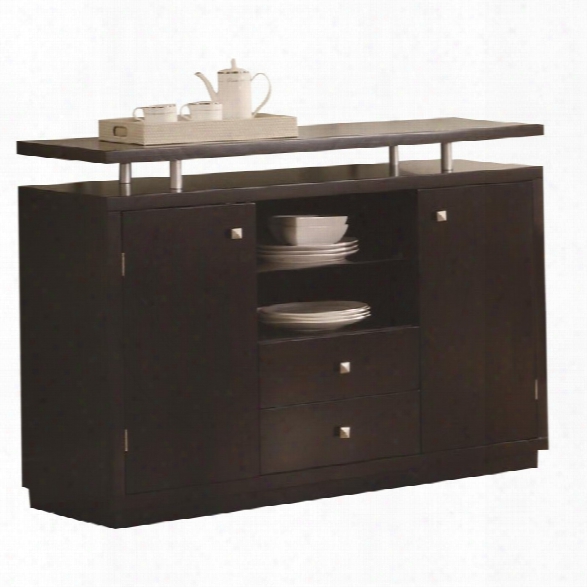 Coaster Libby 2 Door Dining Server Buffet With Floating Top