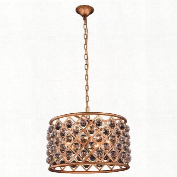 Elegant Lighting Madison 20 6 Light Royal Crystal Pendant Lamp