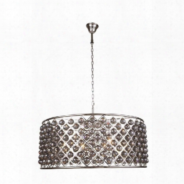 Elegant Lighting Madison 44 10 Light Royal Crystal Pendant Lamp
