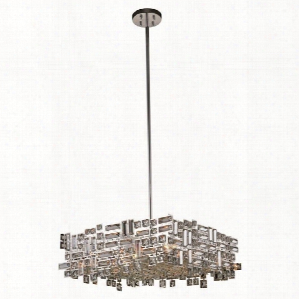 Elegant Lighting Picasso 24 6 Light Royal Crystal Pendant Lamp