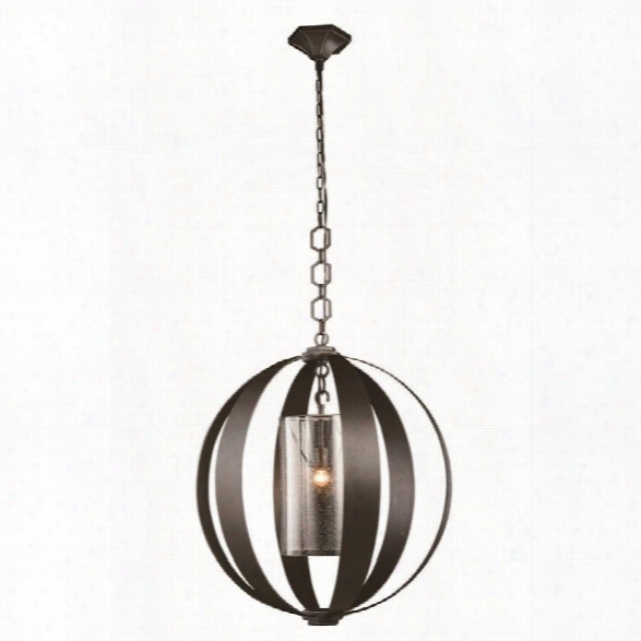 Elegant Lighting Serenity 30 Pendant Lamp In Bronze