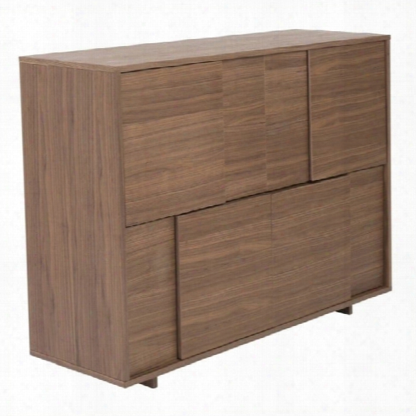 Eurostyle Cabrio Buffet Sideboard In Walnut