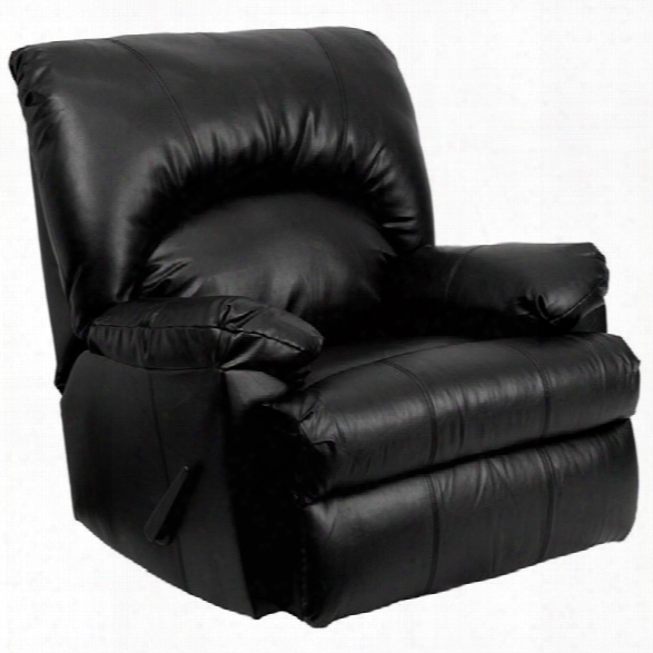 Flash Furniture Contemporary Apache Black Leather Rocker Recliner