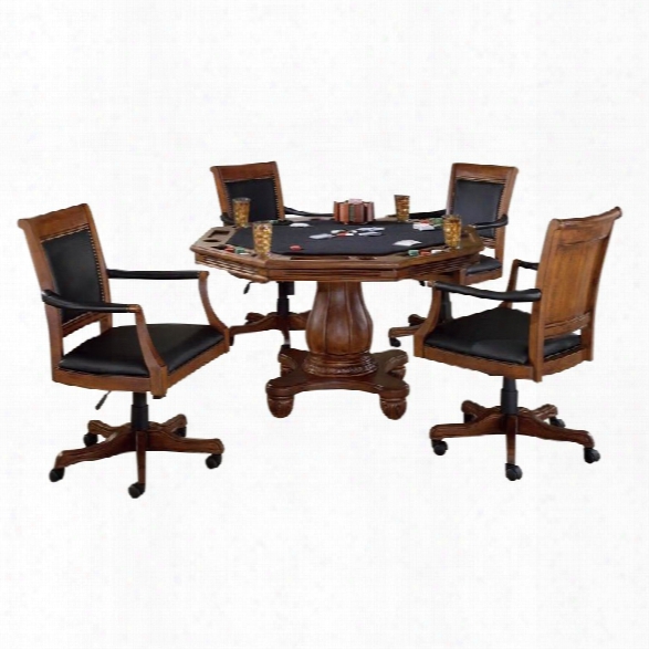 Hillsdale Kingston Poker Table Set