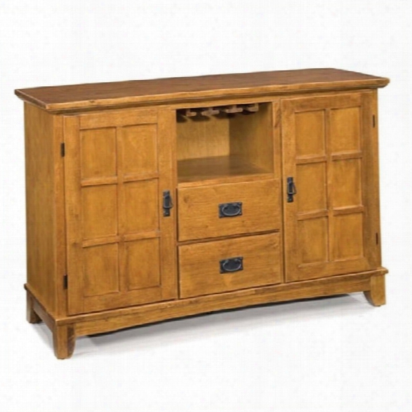 Home Styles Arts & Crafts Dining Buffet In Cottage Oak