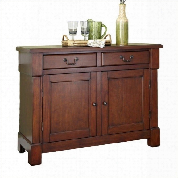 Home Styles Aspen Buffet In Rustic Cherry