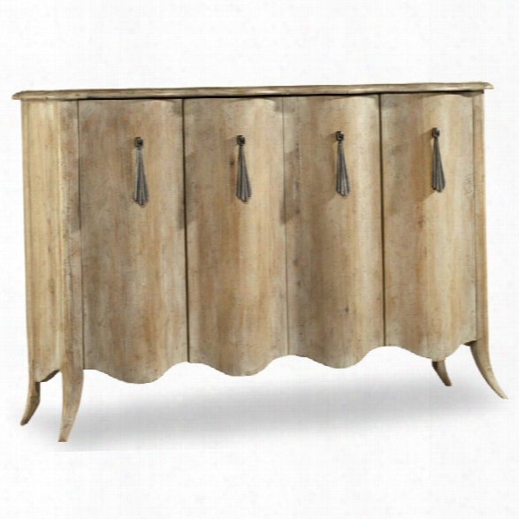 Hooker Furniture Melange Draped Sideboard In Light Wood