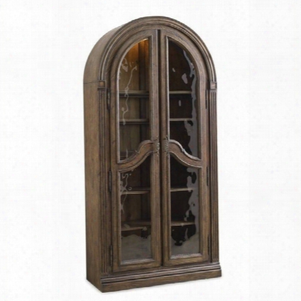 Hooker Furniture Rhapsody Bunching Curio In Rustic Walnut