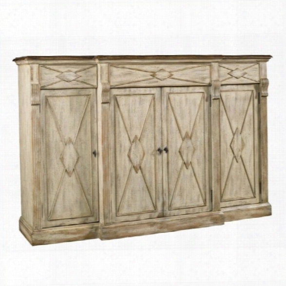 Hooker Furniture Sanctuary 4-door 3-drawer Credenza In Dune