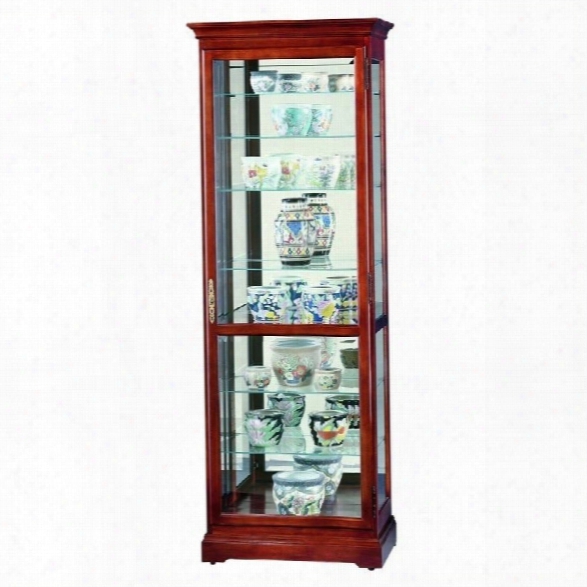 Howard Miller Chesterfield Eight Shelf Display Curio Cabinet