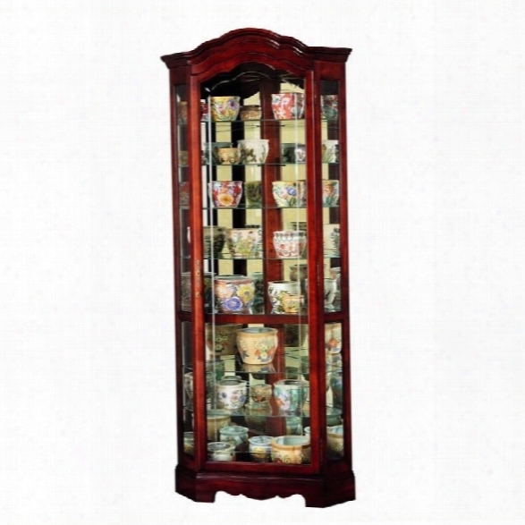 Howard Miller Jamestown Corner Display Curio Cabinet