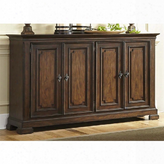 Liberty Furniture Armand Buffet In Antique Brownstone