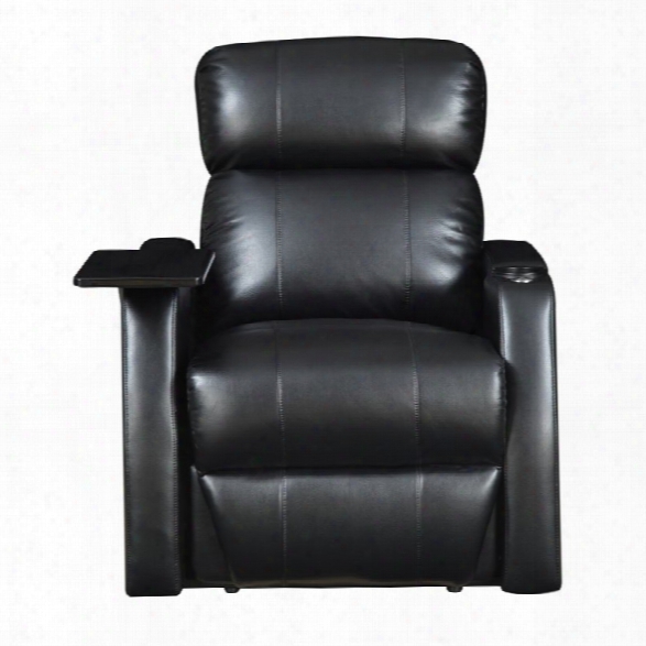 Picket House Furnishings Cecille Movie Theater Power Recliner In Black