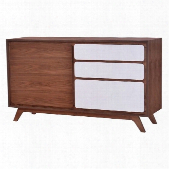 Zuo Father Buffet In Walnut And White