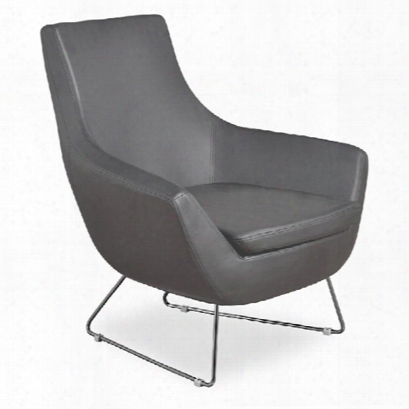 Aeon Furniture Parker Accent Chair In Gray