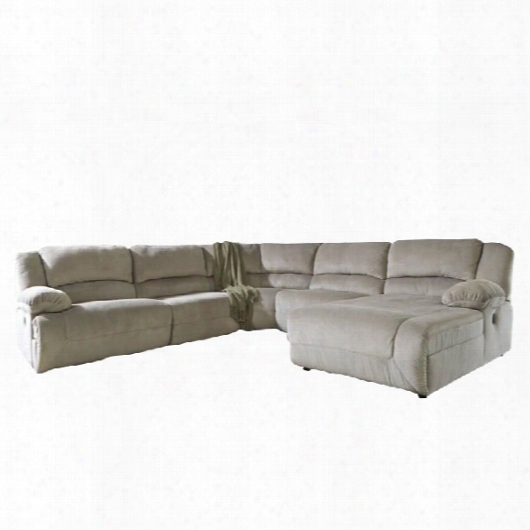 Ashley Toletta 5 Piece Right Chaise Power Sectional In Granite