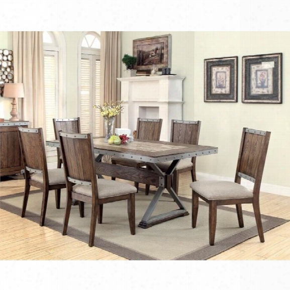 Coaster 5 Piece Dining Set In Brown