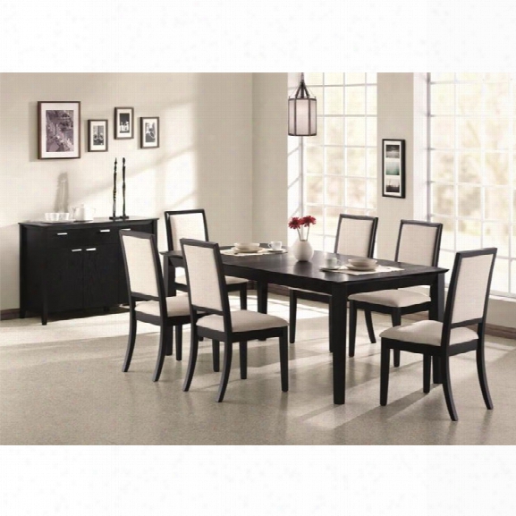 Coaster Lexton 5 Piece Dining Set In Black