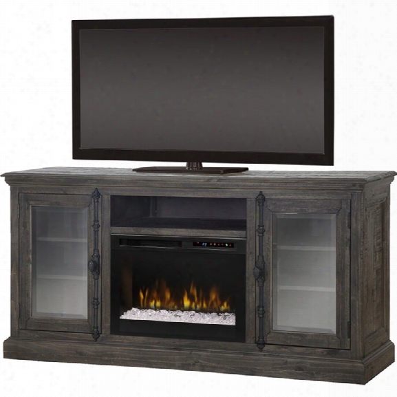 Dimpkex Ashton 68 Fireplace Tv Stand In Weathered Gray