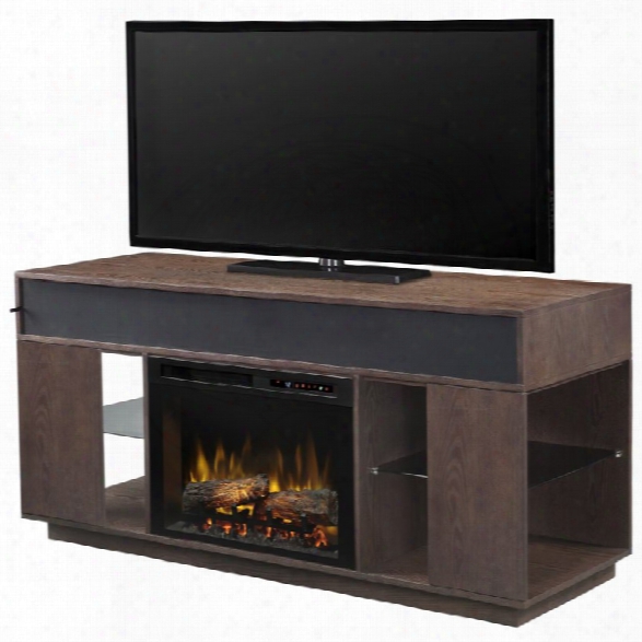 Dimplex Audio Flex Lex 64 Fireplace Tv Stand With Sound In Smoke