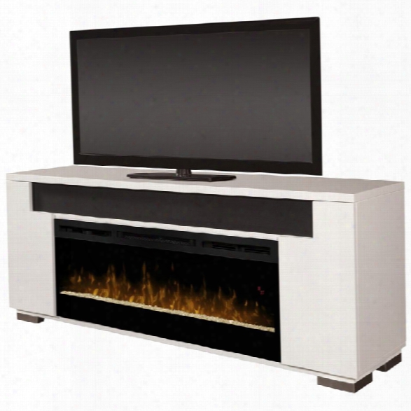 Dimplex Haley 76 Fireplace Tv Stand With Soundbar In White