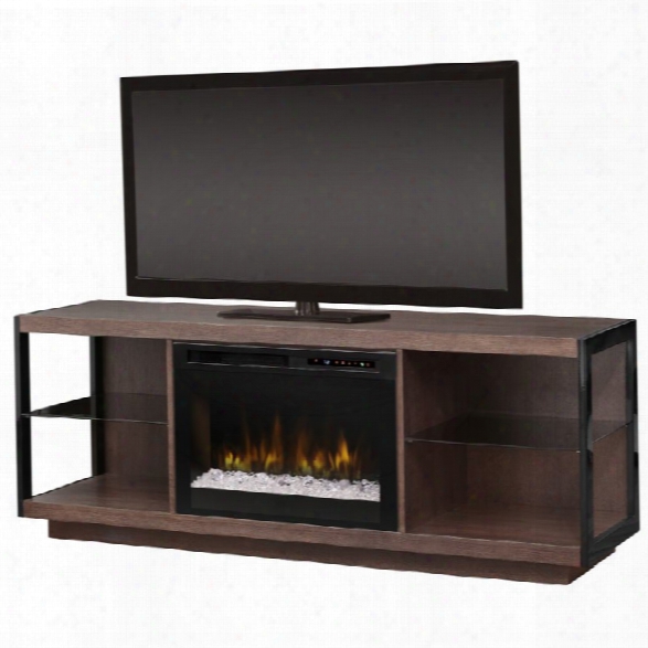 Dimplex Leif 66 Fireplace Tv Stand In Turbinado Brown