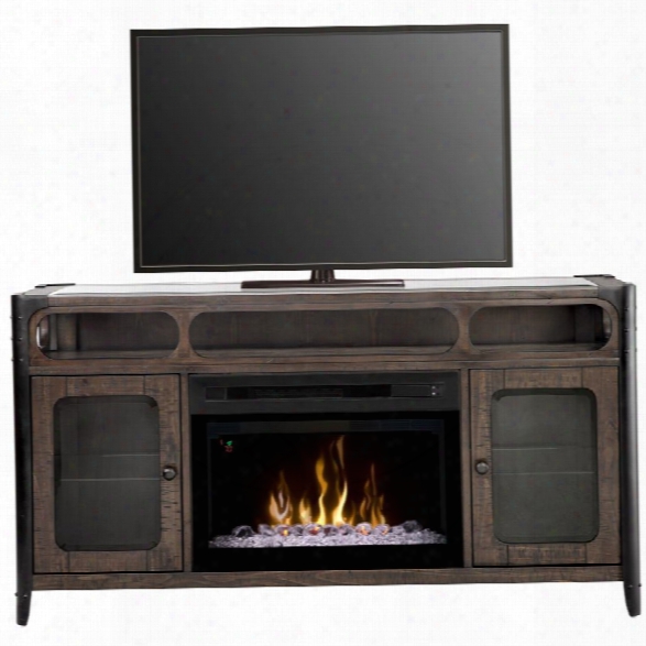 Dimplex Paige 60 Fireplace Tv Stand In Noir Brown