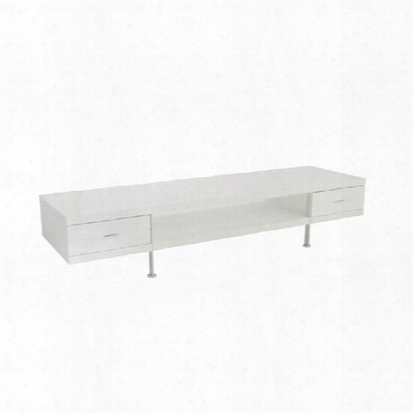 Eurostyle Simon 79 Tv Stand In White