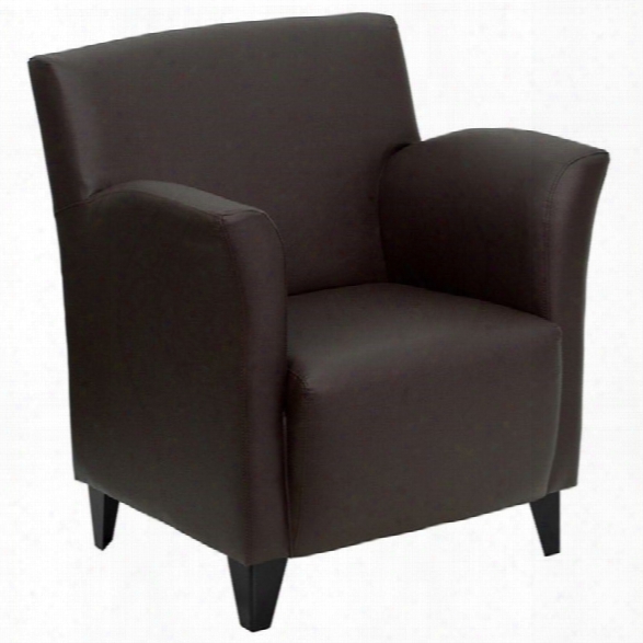 Flash Furniture Hercules Roman Series Reception Chair In Brown