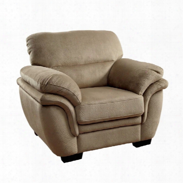 Furniture Of America Ariella Accent Chair In Light Brown