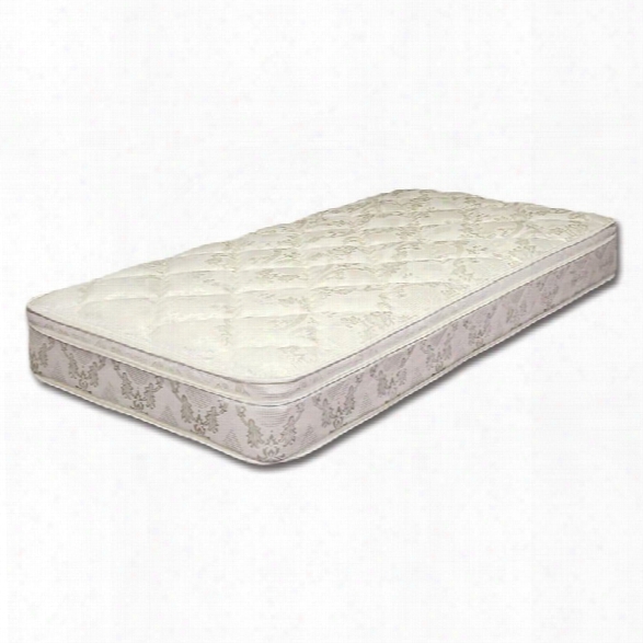 Furniture Of America Audrey 8 Twin Quilted Euro Top Coil Mattress