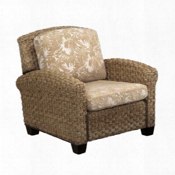 Home Styles Cabana Banana Ii Coastal Arm Chair In Honey