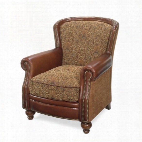 Hooker Furniture Seven Seas Leather Club Chair In Brindisi