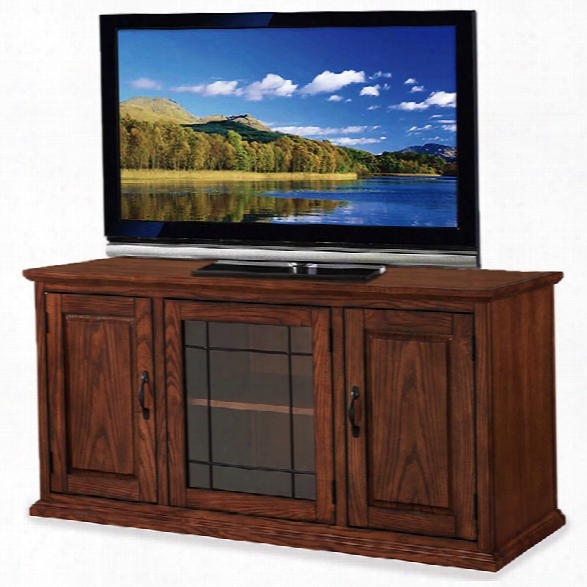 Leick Furniture Riley Holliday 52 Tv Stand In Burnished Oak
