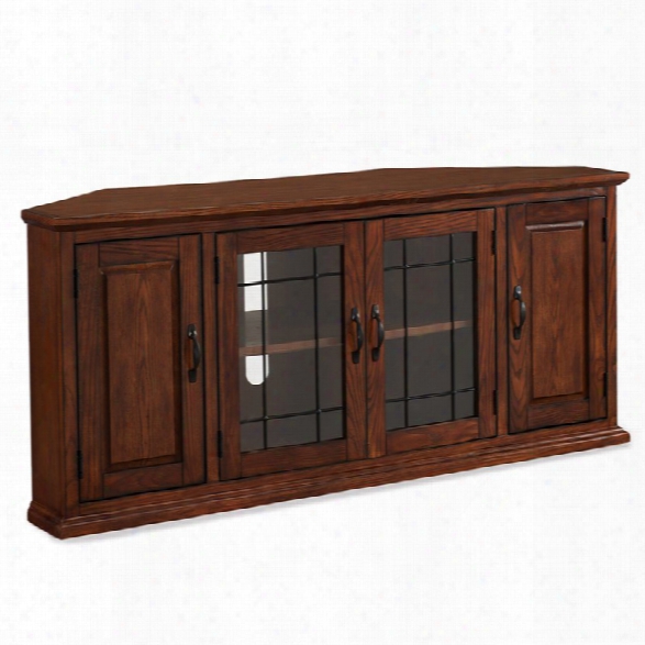 Leick Furniture Riley Holliday 60 Tv Stand In Burnished Oak