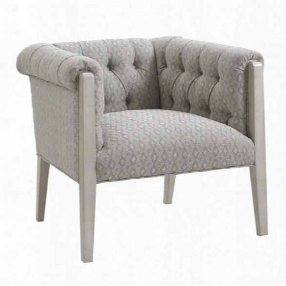 Lexington Oyster Bay Brookville Tufted Fabric Arm Chair In Milllstone