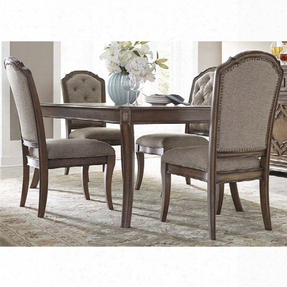 Liberty Furniture Amelia 5 Piece Dining Set In Antique Toffee