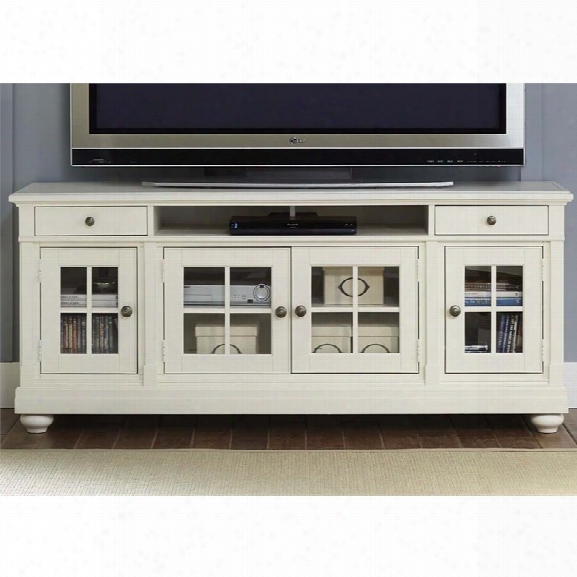 Liberty Furniture Harbor View 74 Tv Stand In Linen