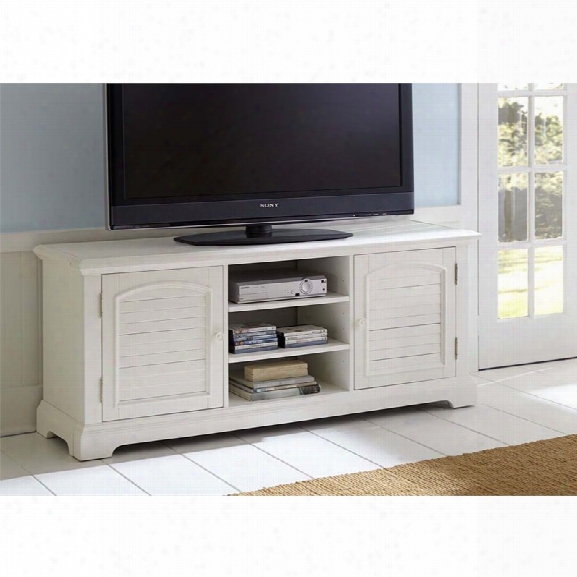 Liberty Furniture Summer House Tv Stand In Oyster White