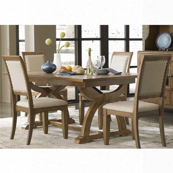 Liberty Furniture Town And Country 5 Piece Trestle Dining Set