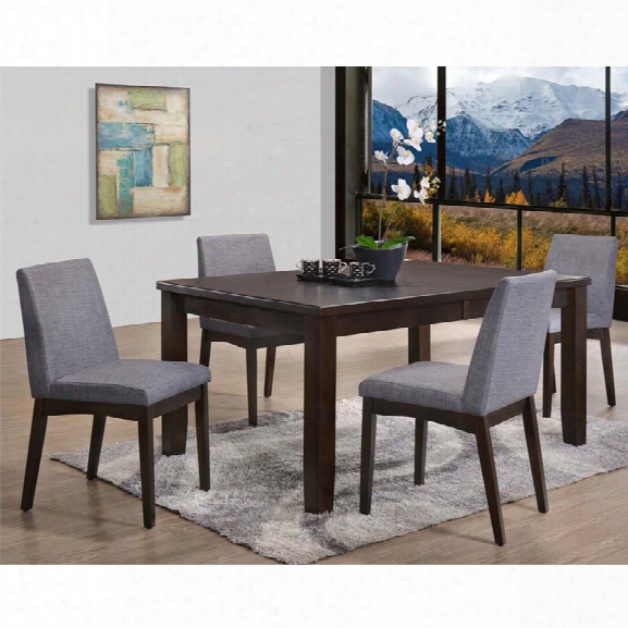 Picket House Furnishings Pyke 5 Piece Dining Set In Espresso