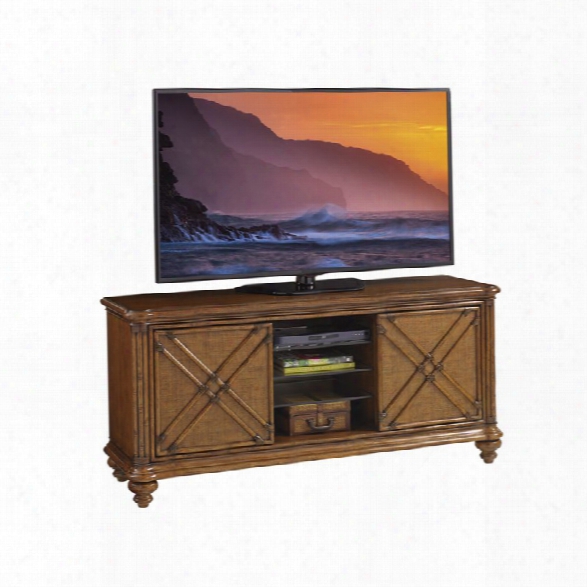 Tommy Bahama Bali Hai Marlin Tv Stand In Warm Brown