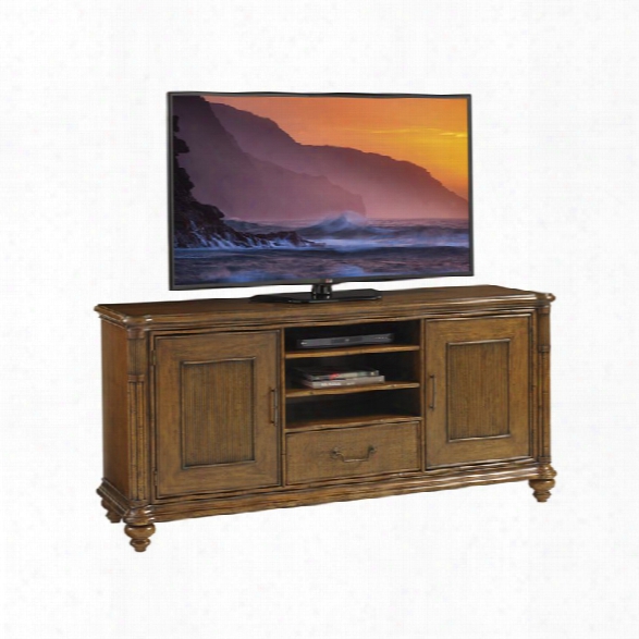 Tommy Bahama Bali Hai Pelican Cay Tv Stand In Warm Brown