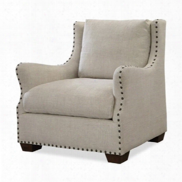 Universal Furniture Connor Upholstered Arm Chair In Linen