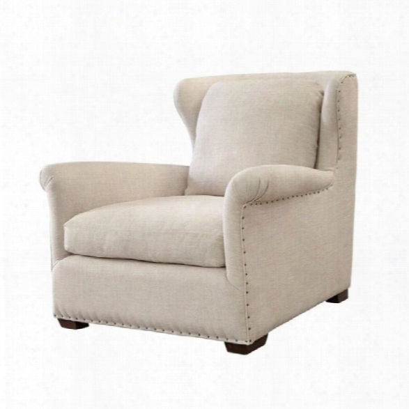 Universal Furniture Haven Upholstered Ar Mchair In Linen