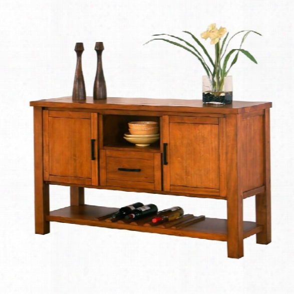 Abbyson Living Hana Dining Buffet Table In Brown