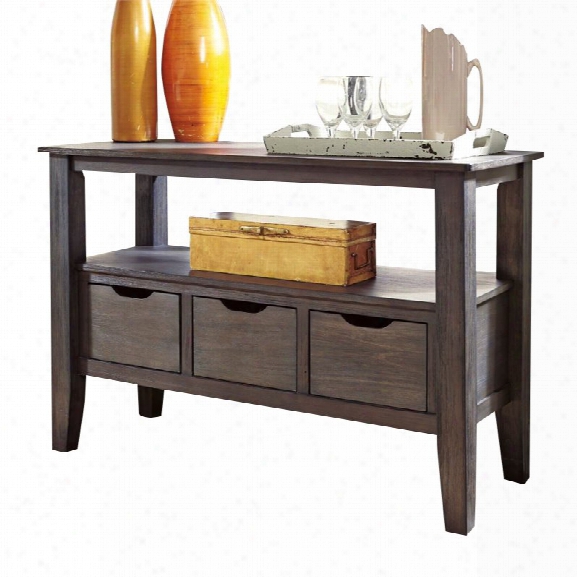 Ashley Dresbar Sideboard In Grayish Brown