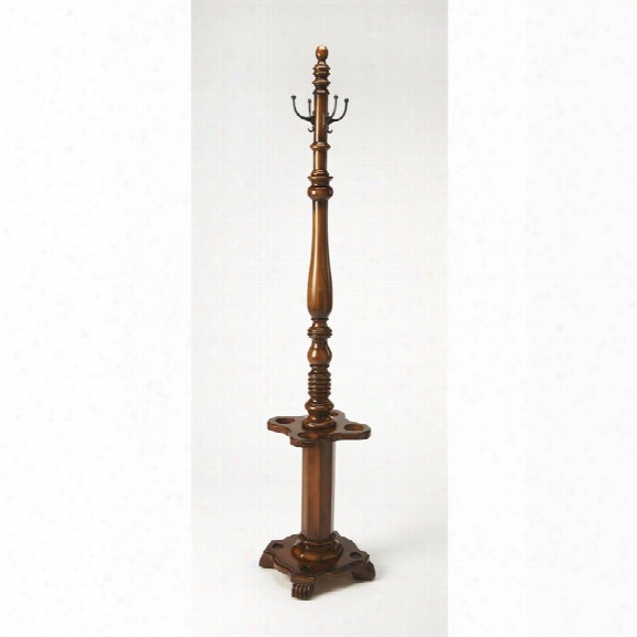Butler Specialty Masterpiece Hall Tree In Antique Cherry