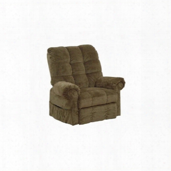 Catnapper Omni Power Lift Full Lay-out Chaise Recliner Chair In Thistle